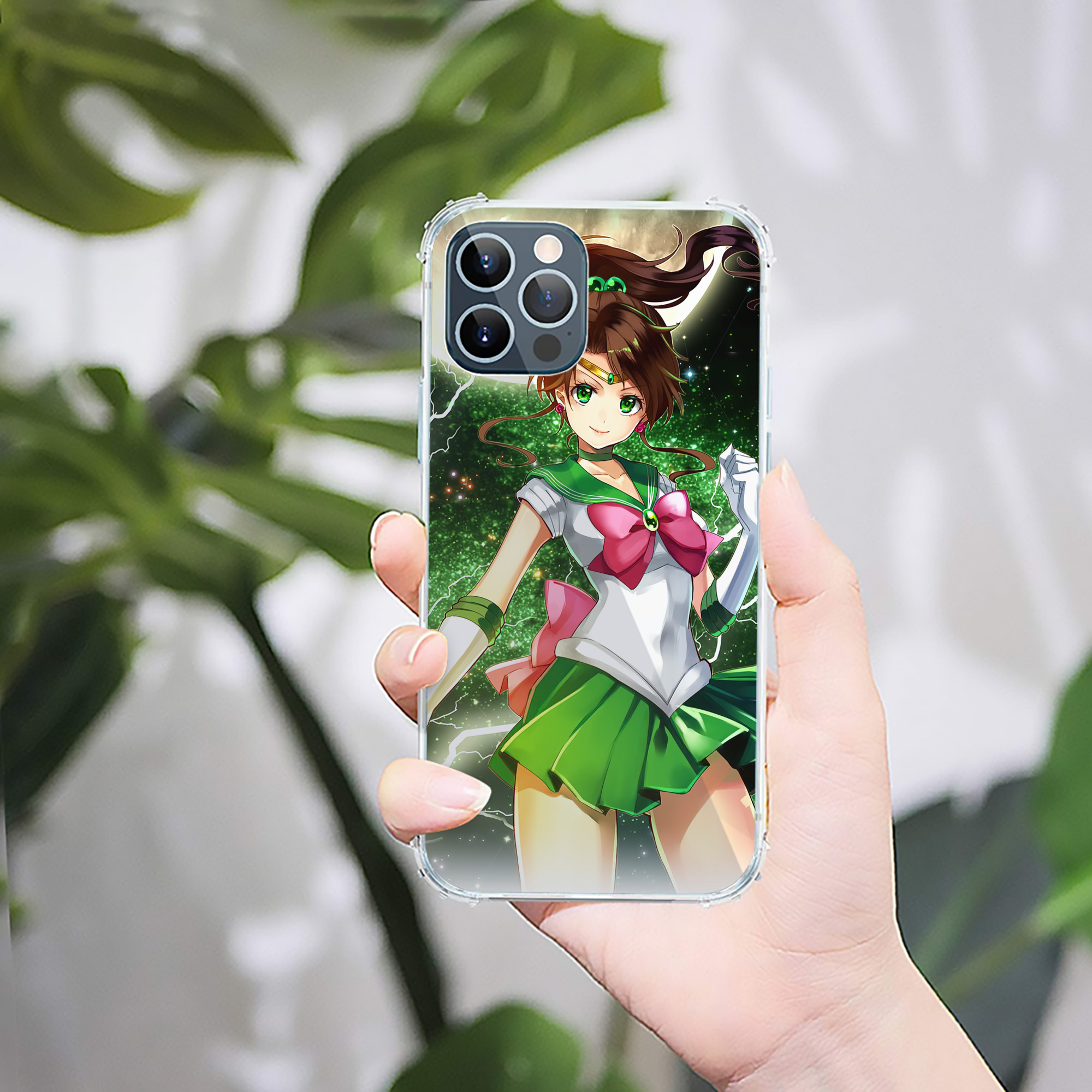 （画像用） 美少女戦士セーラームーン Sailor Moon 【iPhone 12シリーズ対応】透明スマホケース（クリアソフトケース）